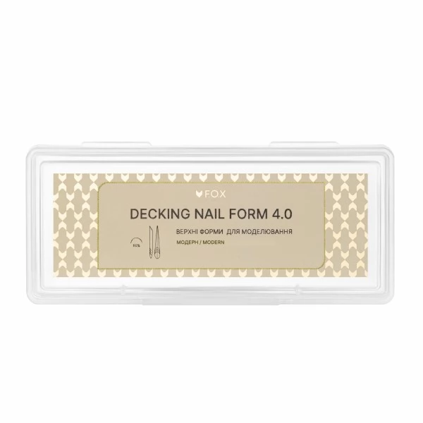 Upper Nail Forms F.O.X Decking Nail form 4.0 Modern 14 pcs Upper Nail Forms F.O.X Decking Nail form 4.0 Modern 14 pcs
