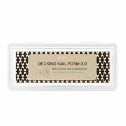 Upper Nail Forms F.O.X Decking Nail form 2.0 Modern Almond 24 pcs