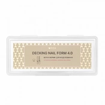Upper Nail Forms F.O.X Decking Nail form 4.0 Modern Ballerina 28 pcs
