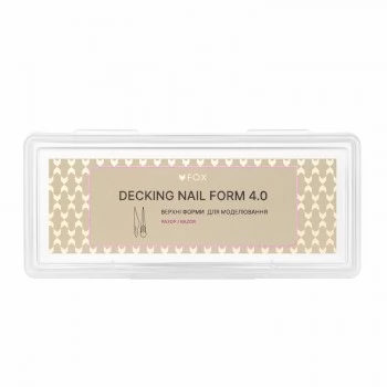Upper Nail Forms F.O.X Decking Nail form 4.0 Razor 14 pcs