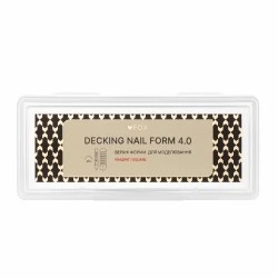Upper Nail Forms F.O.X Decking Nail form 2.0 Square 24 pcs