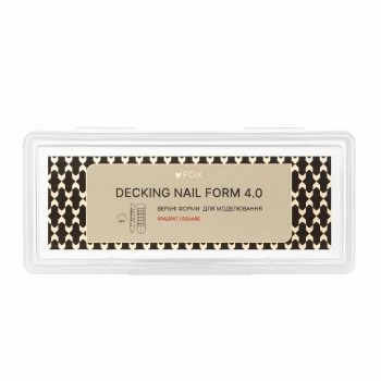Upper Nail Forms F.O.X Decking Nail form 2.0 Square 24 pcs