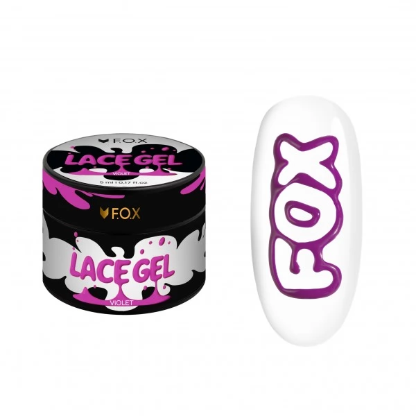 Gel Paint F.O.X Lace Gel Violet 5 ml