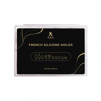 F.O.X French Silicone molds for French Manicure 240 pcs