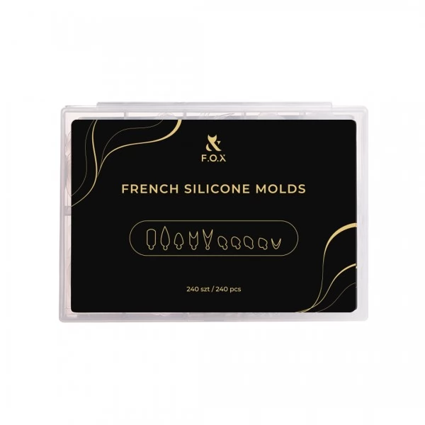 F.O.X French Silicone molds for French Manicure 240 pcs F.O.X French Silicone molds for French Manicure 240 pcs