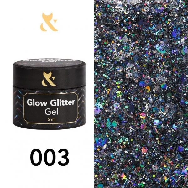 F.O.X Glow Glitter Gel 003 5 ml 5 g F.O.X Glow Glitter Gel 003 5 ml 5 g