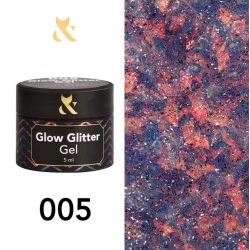 F.O.X Glow Glitter Gel 005 5 ml 5 g