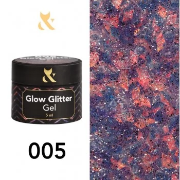 F.O.X Glow Glitter Gel 005 5 ml 5 g