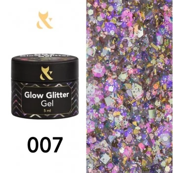 F.O.X Glow Glitter Gel 007 5 ml 5 g