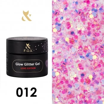 F.O.X Glow Glitter Gel Love Edition 012 5 ml