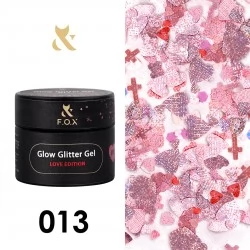 F.O.X Glow Glitter Gel Love Edition 013 5 ml