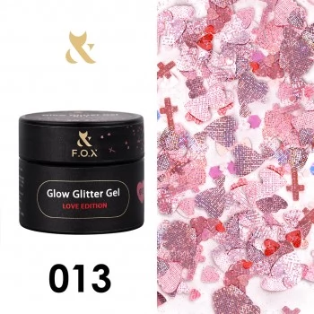 F.O.X Glow Glitter Gel Love Edition 013 5 ml