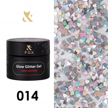 F.O.X Glow Glitter Gel Love Edition 014 5 ml