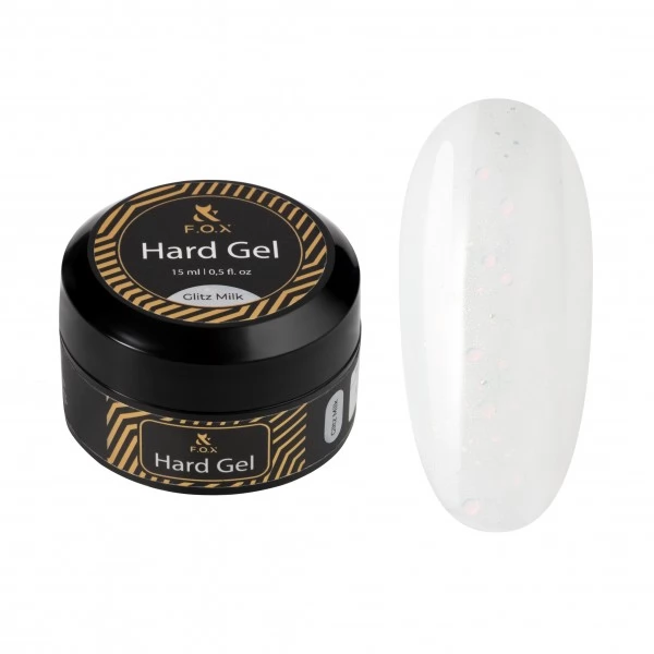 F.O.X Hard gel Glitz Milk 15 ml F.O.X Hard gel Glitz Milk 15 ml