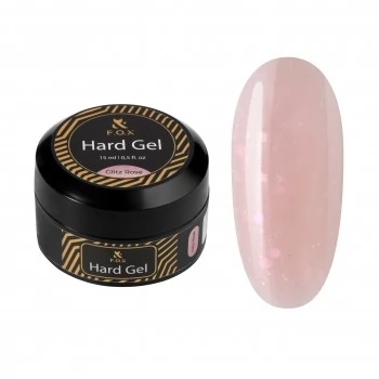 F.O.X Hard gel Glitz Rose 15 ml