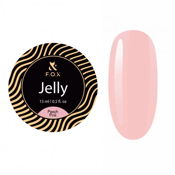 F.O.X Jelly Cover Peach pink 15 ml F.O.X Jelly Cover Peach pink 15 ml