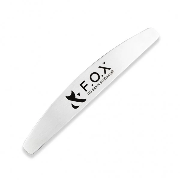 Half-moon File Base F.O.X Nail file metall metal 167 mm Half-moon File Base F.O.X Nail file metall metal 167 mm