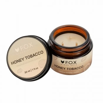 Premium Massage Candle F.O.X Honey Tobacco 30 ml