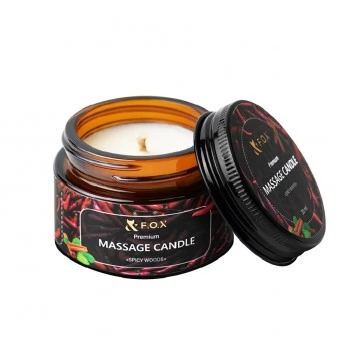 Premium Massage Candle F.O.X Spicy Woods 30 ml