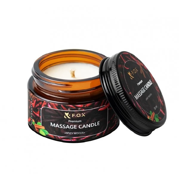 Premium Massage Candle F.O.X Spicy Woods 30 ml Premium Massage Candle F.O.X Spicy Woods 30 ml
