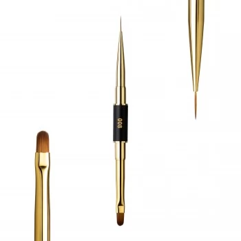 Brush F.O.X Art Brush 008 2-in-1 "Short Oval + Long Liner"