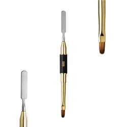 Brush F.O.X Art Brush 009 2-in-1 "Long Oval + Spatula"