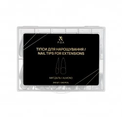 F.O.X Nail Tips for extensions Almond 240 pcs