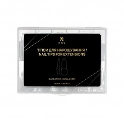 F.O.X Nail Tips for extensions Ballerina 240 pcs