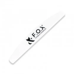 Half-moon File Base F.O.X Nail file plastic acrylic 135 mm