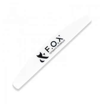 Half-moon File Base F.O.X Nail file plastic acrylic 135 mm