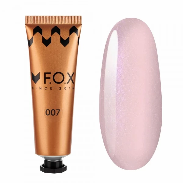 Polygel F.O.X Poly gel Nano 007 tube nude with fine shimmer 30 ml Polygel F.O.X Poly gel Nano 007 tube nude with fine shimmer 30 ml