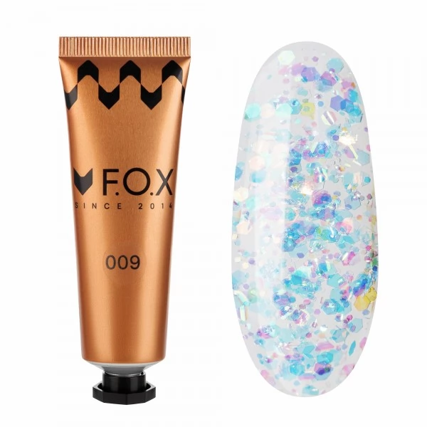 Polygel F.O.X Poly gel Nano 009 tube 30 ml Polygel F.O.X Poly gel Nano 009 tube 30 ml