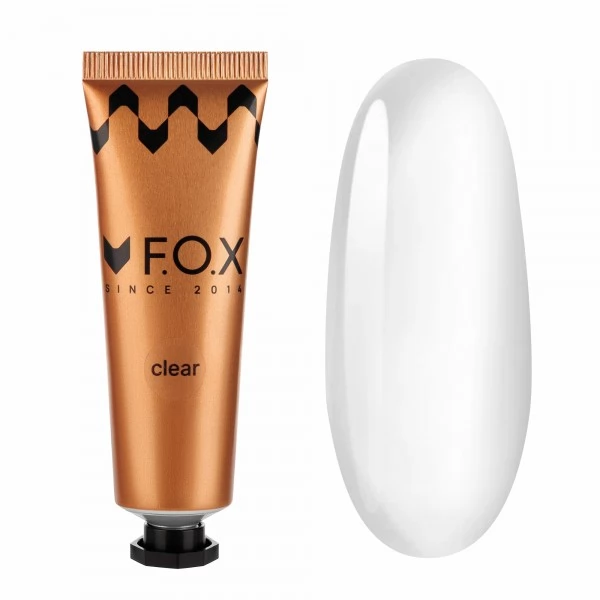 Polygel F.O.X Poly gel Nano Clear tube clear 30 ml Polygel F.O.X Poly gel Nano Clear tube clear 30 ml