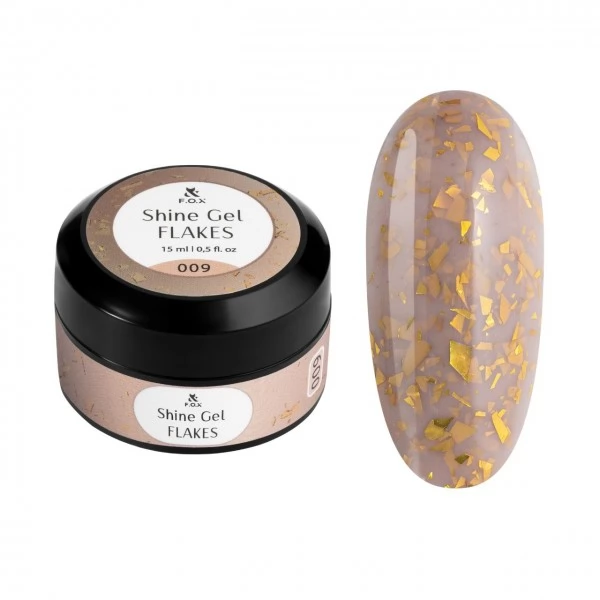 F.O.X Shine Gel Flakes 009 15 ml F.O.X Shine Gel Flakes 009 15 ml
