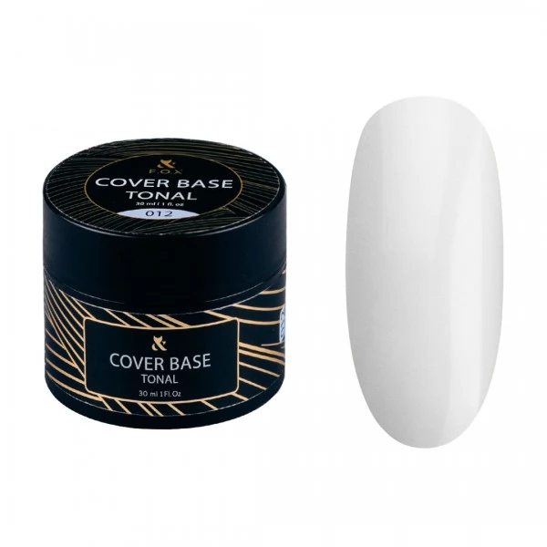 F.O.X Cover Base Tonal 012 Ivory color 30 ml F.O.X Cover Base Tonal 012 Ivory color 30 ml