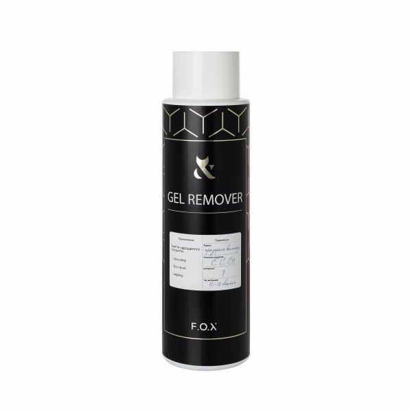 F.O.X Gel Remover 80-500 ml 500 ml F.O.X Gel Remover 80-500 ml 500 ml