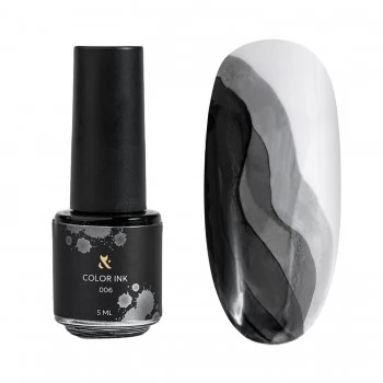 Ink F.O.X Color Ink 006 Black 5 ml