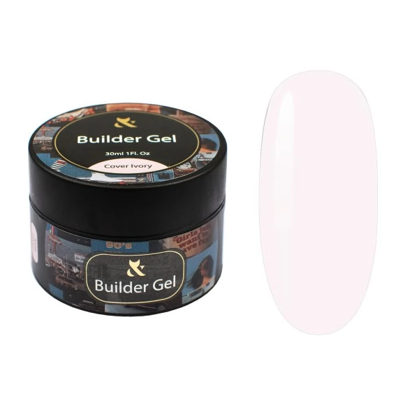 F.O.X Builder gel Cover Ivory 30 ml F.O.X Builder gel Cover Ivory 30 ml