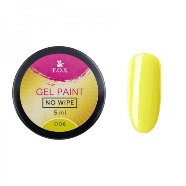 F.O.X Gel paint No Wipe 006 5 ml F.O.X Gel paint No Wipe 006 5 ml