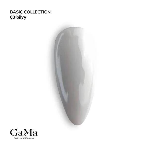 Gel polish Basic 003 white 15 ml GAMA