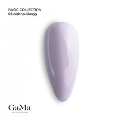 Gel polish Basic 006 light purple 10 ml GAMA