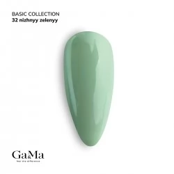 Gel polish Basic 032 gentle green 10 ml GAMA