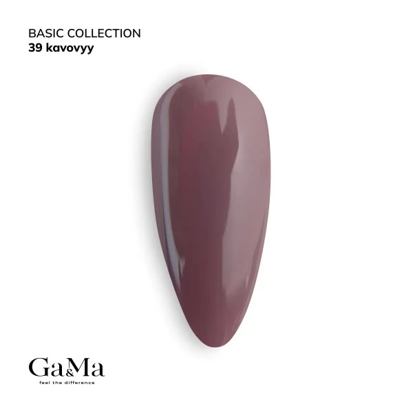 Gel polish Basic 039 coffee 10 ml GAMA