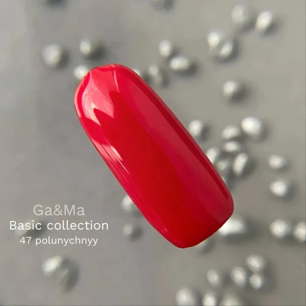 Gel polish Basic 047 strawberry 10 ml GAMA Gel polish Basic 047 strawberry 10 ml GAMA
