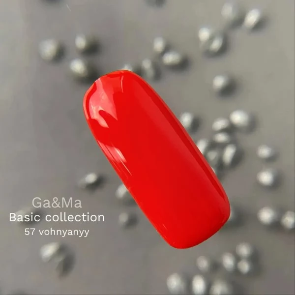 Gel polish Basic 057 fiery 10 ml GAMA Gel polish Basic 057 fiery 10 ml GAMA
