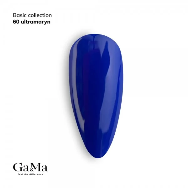 Gel polish Basic 060 ultramarine 10 ml GAMA Gel polish Basic 060 ultramarine 10 ml GAMA