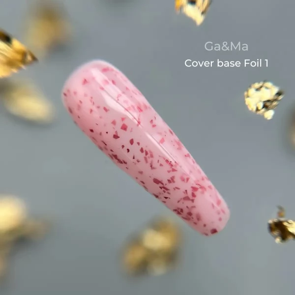 Cover base gel Foil 001 15 ml GAMA Cover base gel Foil 001 15 ml GAMA