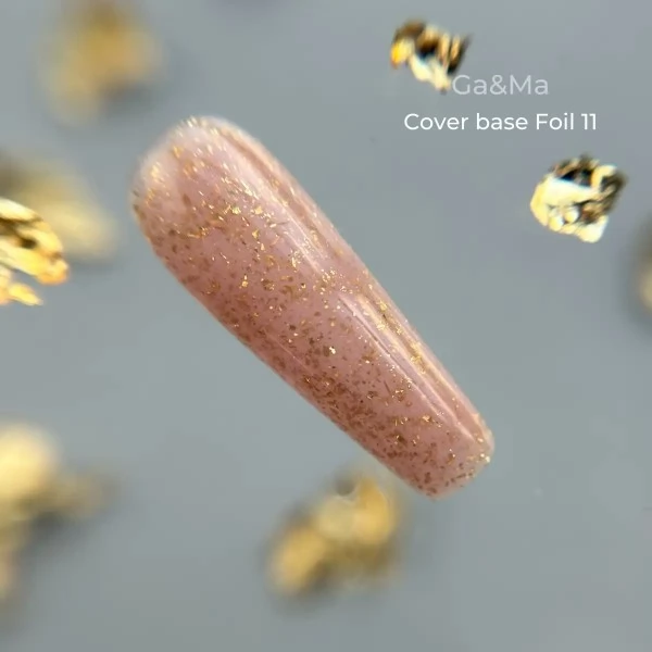 Cover base gel Foil 011 15 ml GAMA Cover base gel Foil 011 15 ml GAMA