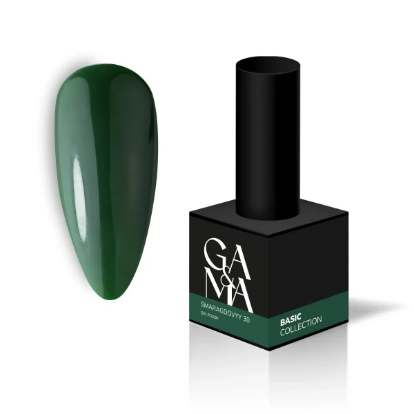 Gel polish Basic 030 smaragdovyy 10 ml GEMELY GAMA Gel polish Basic 030 smaragdovyy 10 ml GEMELY GAMA