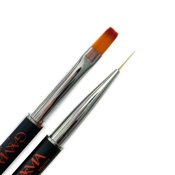 Brush black double-sided GEMELY GAMA
